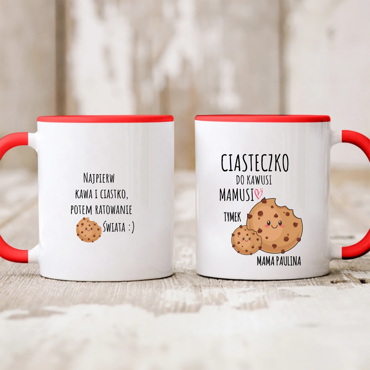 Kubek dla mamy - Dzień mamy - Ciasteczko -Personalizowany #8900