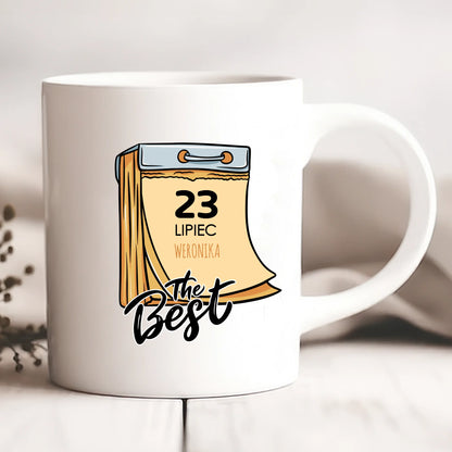 Kubek personalizowany dla mamy W TYM DNIU URODZIŁA SIĘ NAJLEPSZA MAMA | urodzinowy motyw #222