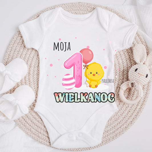 Body dla dziecka - Moja 1 Wielkanoc - Personalizowane #2782