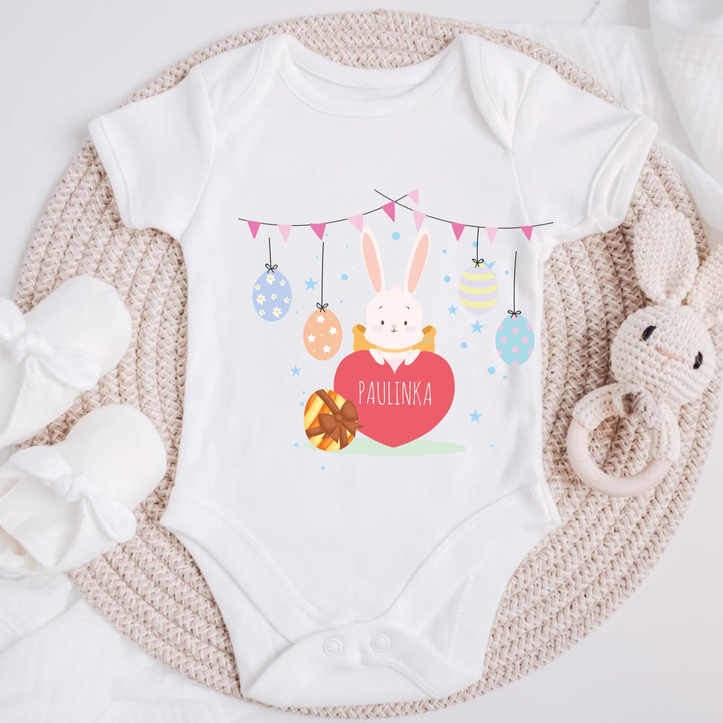 Koszulka dla dziecka - body - Wielkanoc - Personalizowana