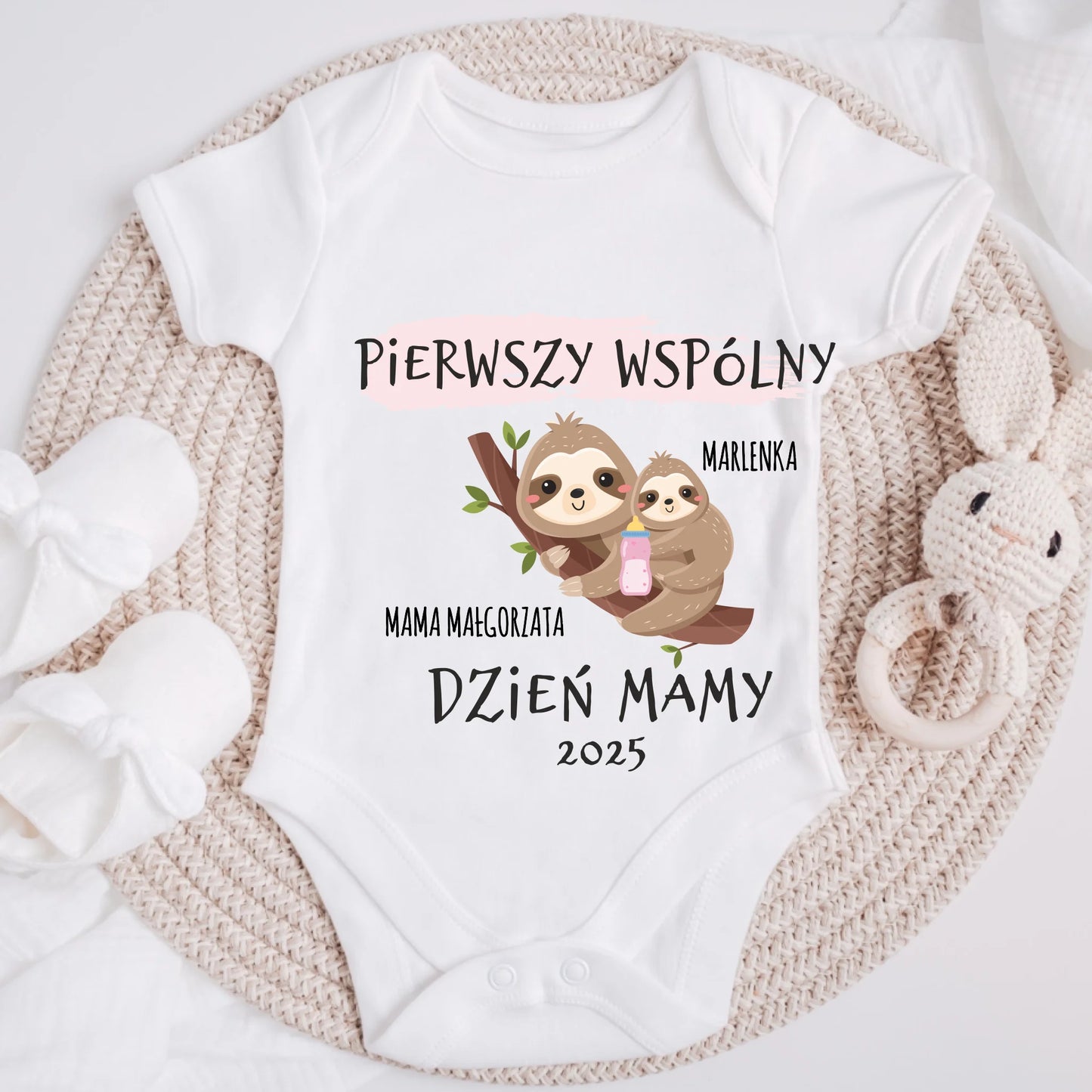 Koszulka dla mamy i córki/syna - Prezent na Dzień Mamy - Personalizowana #76