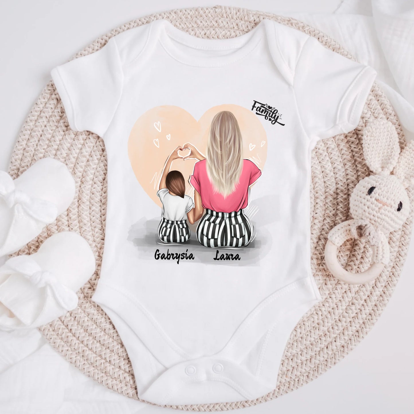 Koszulka dla mamy i córki - Personalizowana (rodzinna) #P15