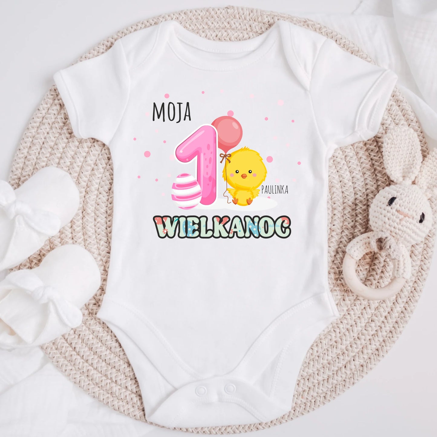 Body dla dziecka - Moja 1 Wielkanoc - Personalizowane #2782