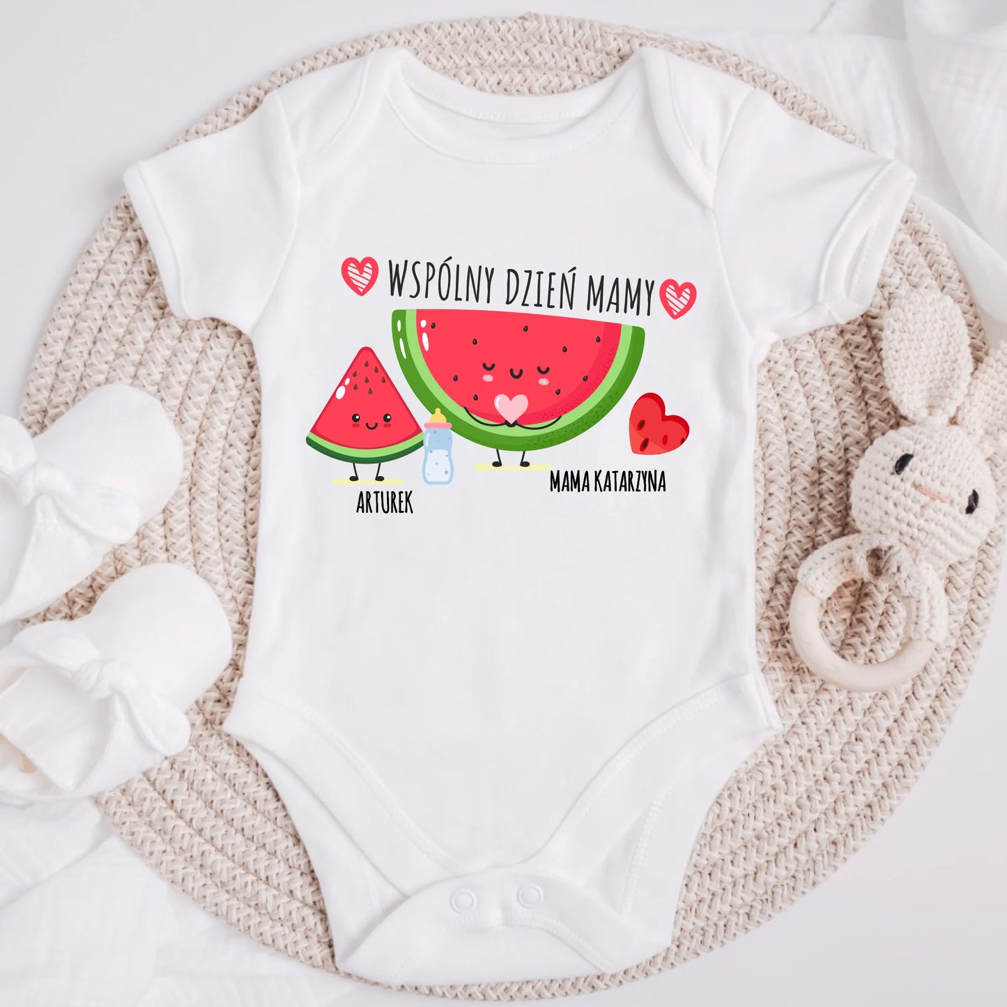 Koszulka dla mamy i córki/syna - Prezent na Dzień Mamy - Personalizowana #37