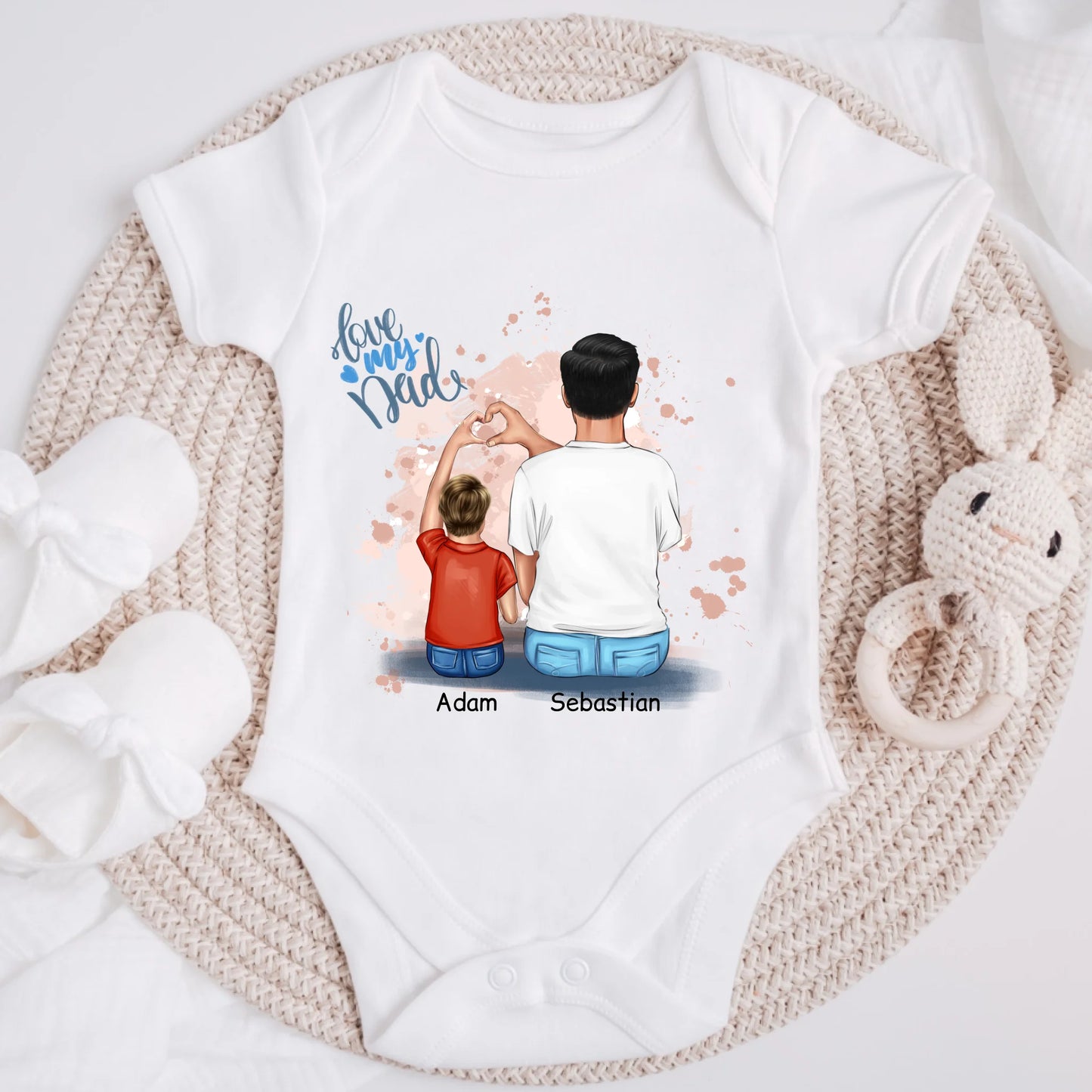 Koszulka dla taty i syna - Personalizowana (rodzinna) #P4