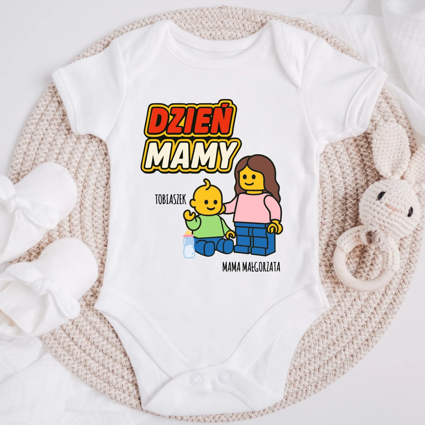 Koszulka dla mamy i córki/syna - Prezent na Dzień Mamy - Personalizowana #91