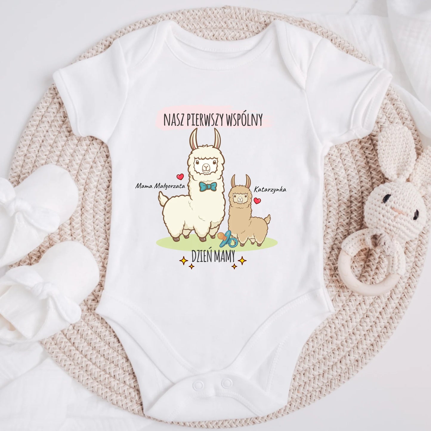 Koszulka dla mamy i córki/syna - Prezent na Dzień Mamy - Personalizowana #42