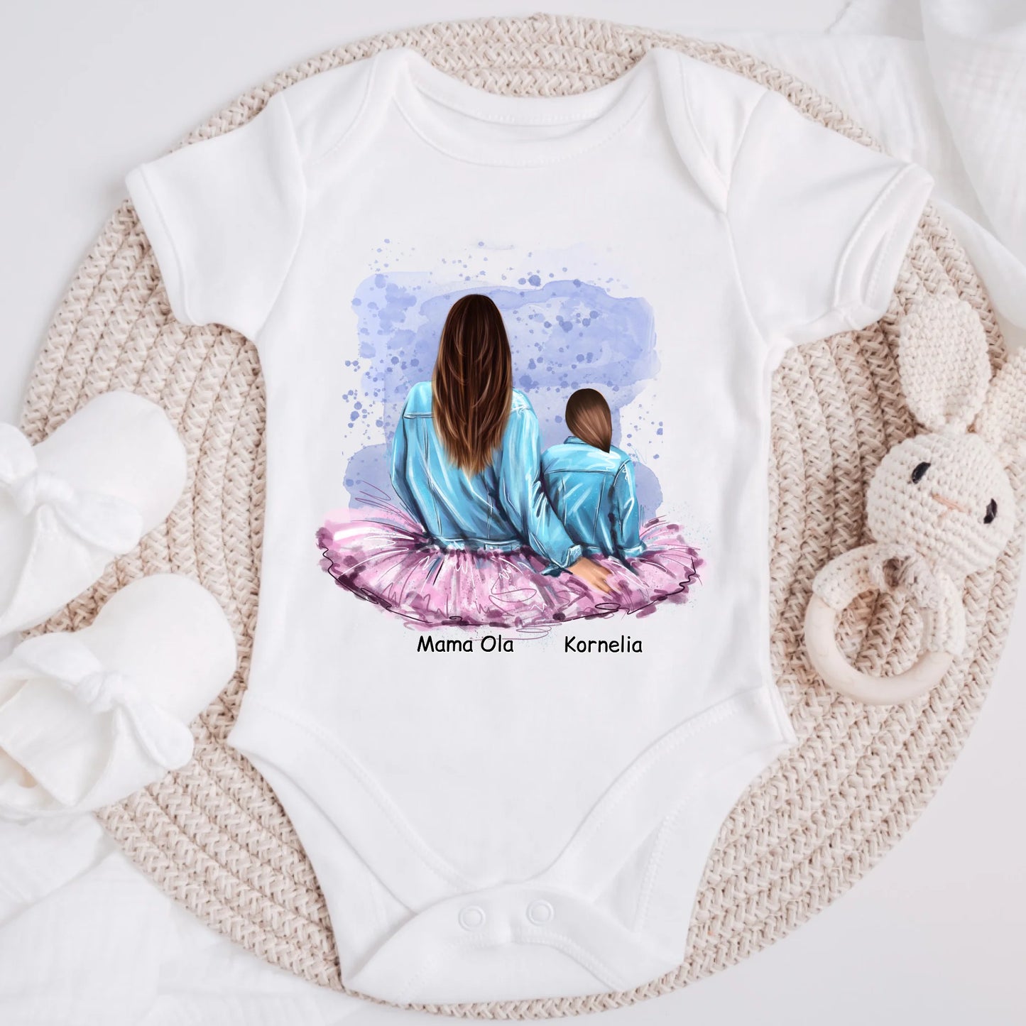 Koszulka dla mamy i córki - Personalizowana (rodzinna) #P20