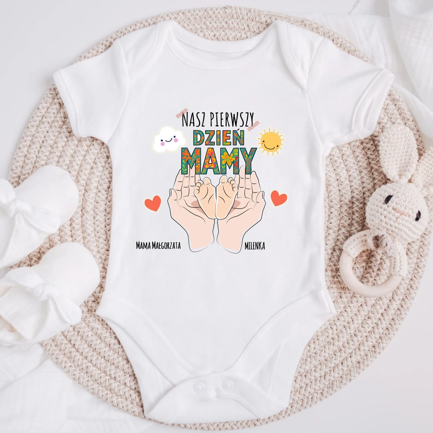 Koszulka dla mamy i córki/syna - Prezent na Dzień Mamy - Personalizowana #6789