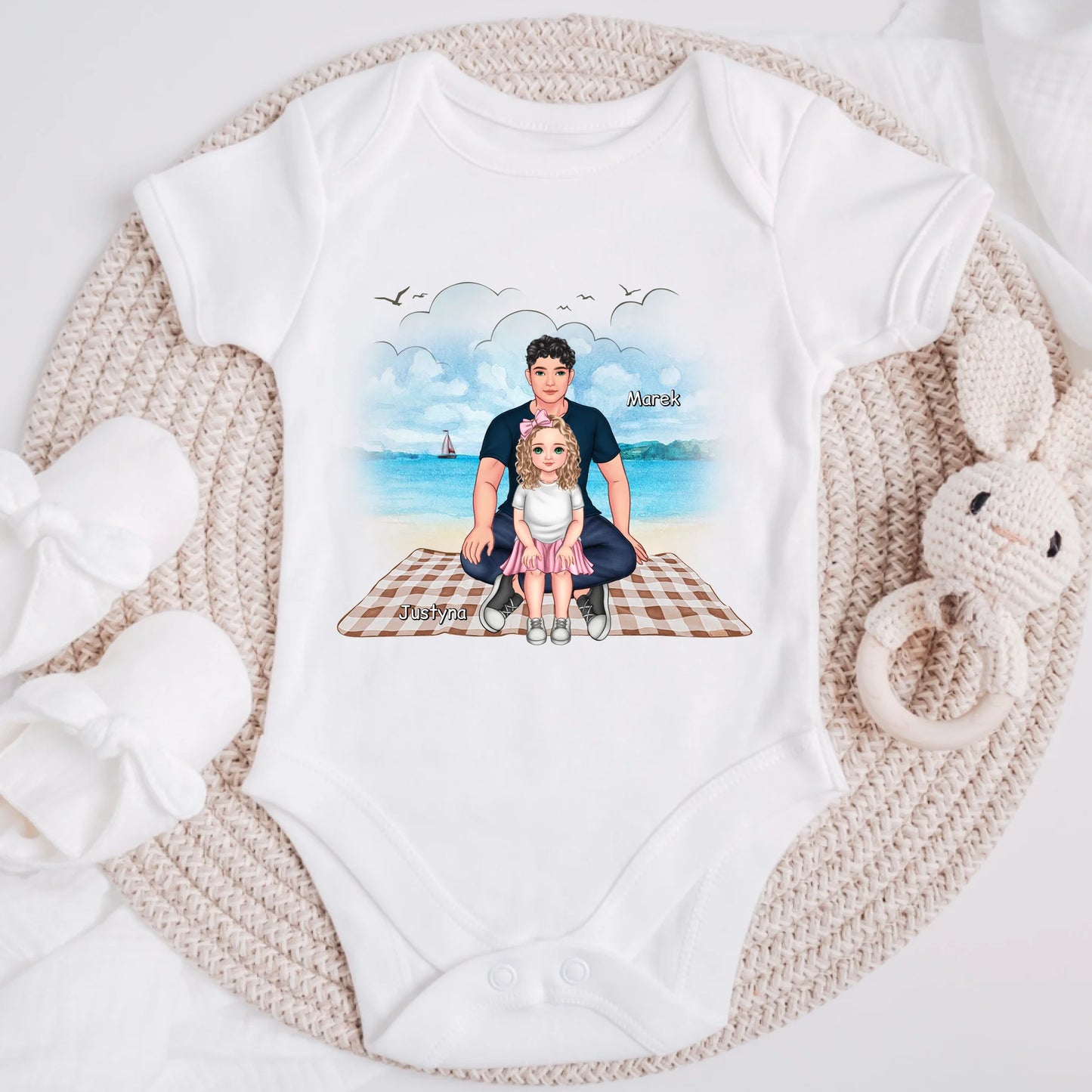 Koszulka dla taty i córki - Personalizowana (rodzinna) #1013