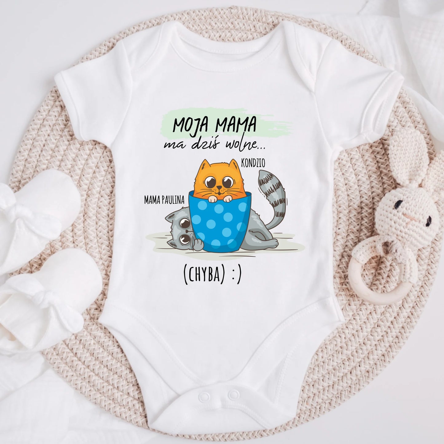 Koszulka dla mamy i córki/syna - Prezent na Dzień Mamy - Personalizowana #7895