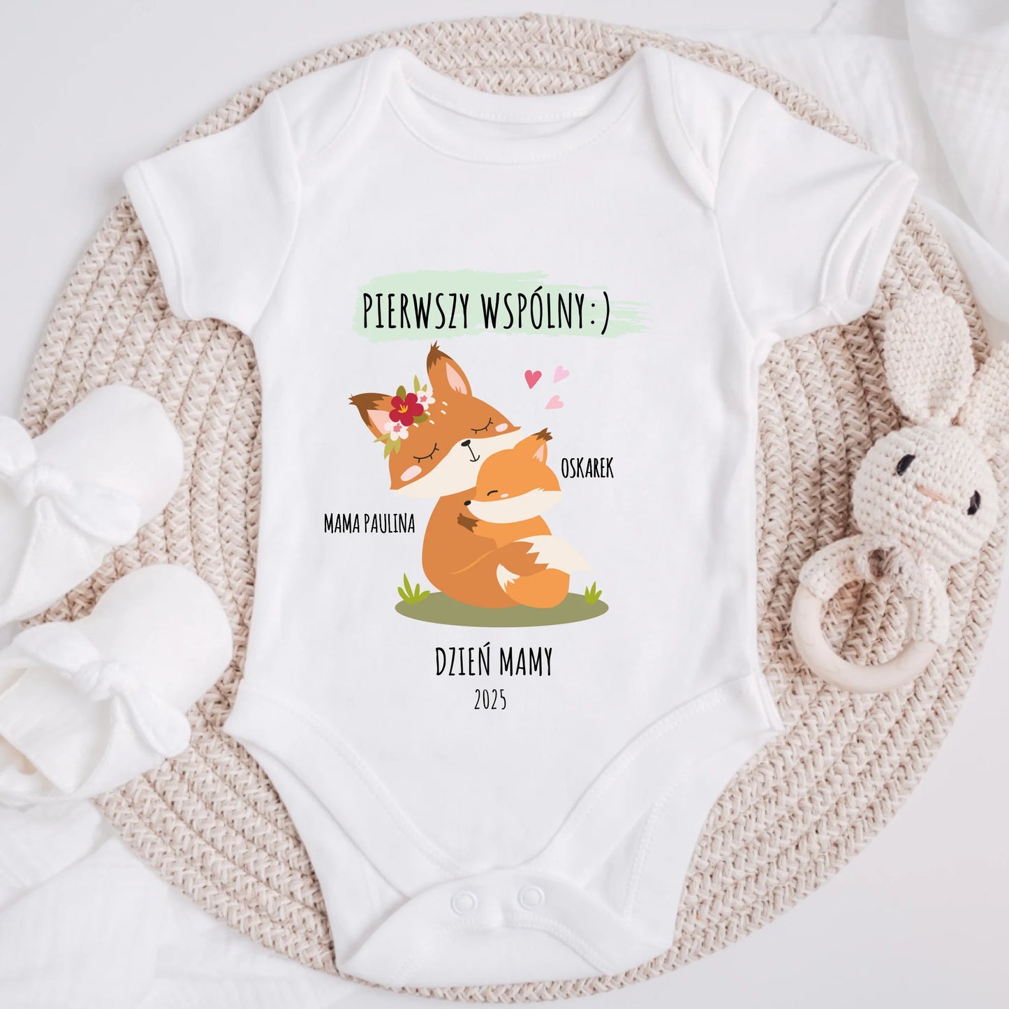 Koszulka dla mamy i córki/syna - Prezent na Dzień Mamy - Personalizowana #733