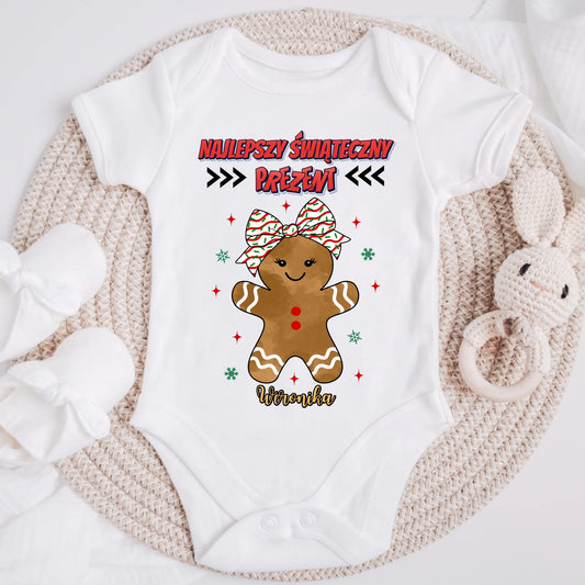 Koszulka świąteczna (body) dla dziecka - Personalizowana #2412
