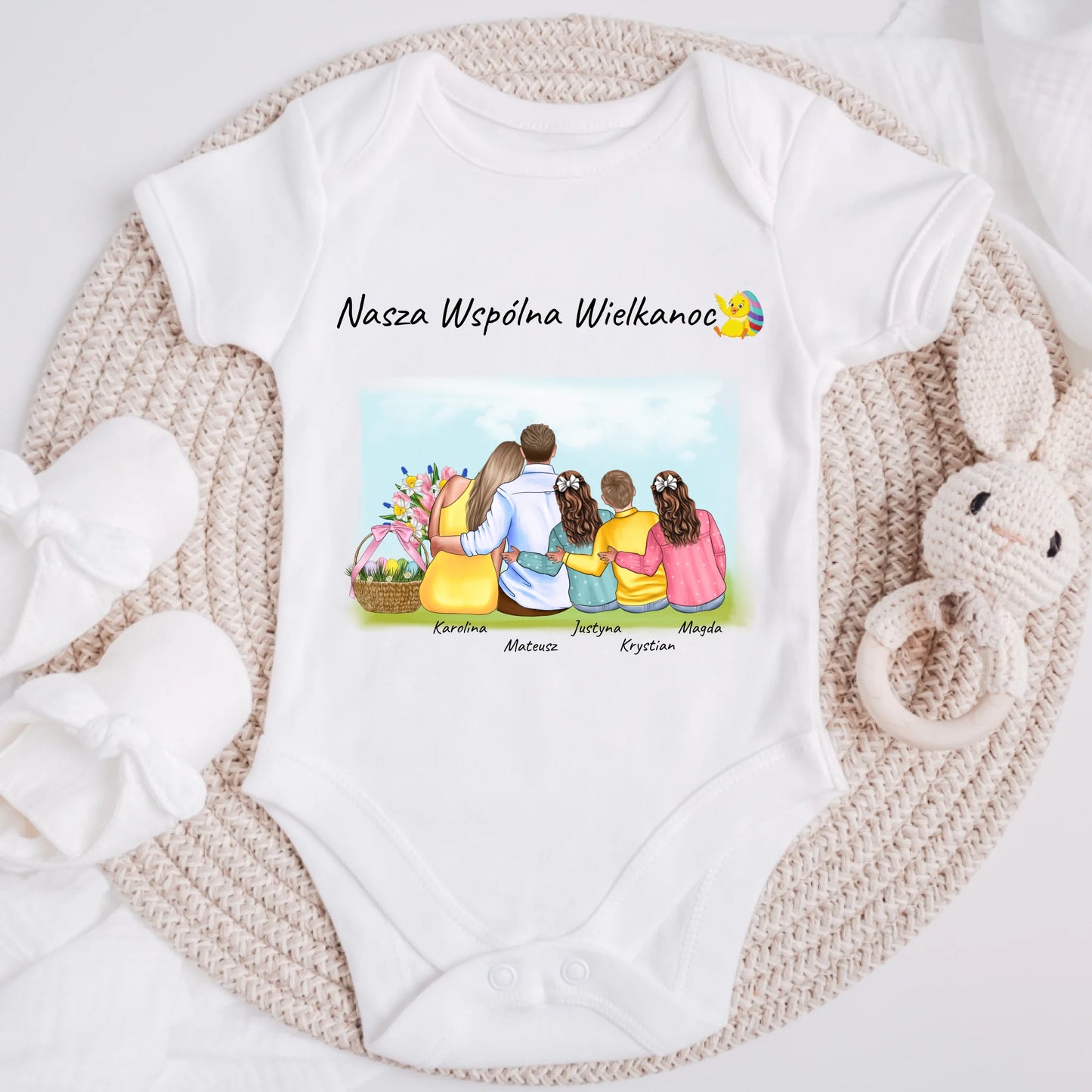 Koszulka rodzinna + max. 1-3 dzieci - Wielkanoc #1
