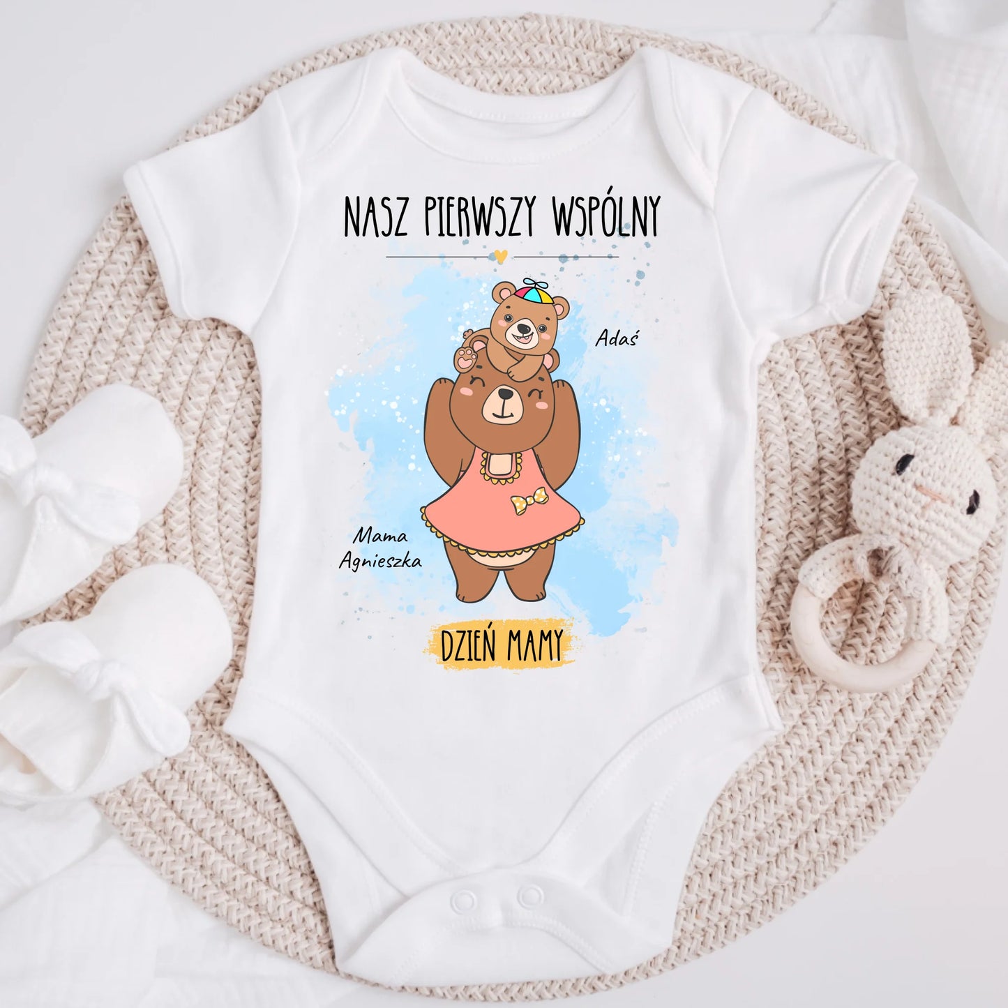 Koszulka dla mamy i syna/córki  - Personalizowana - Prezent na dzień mamy #7949