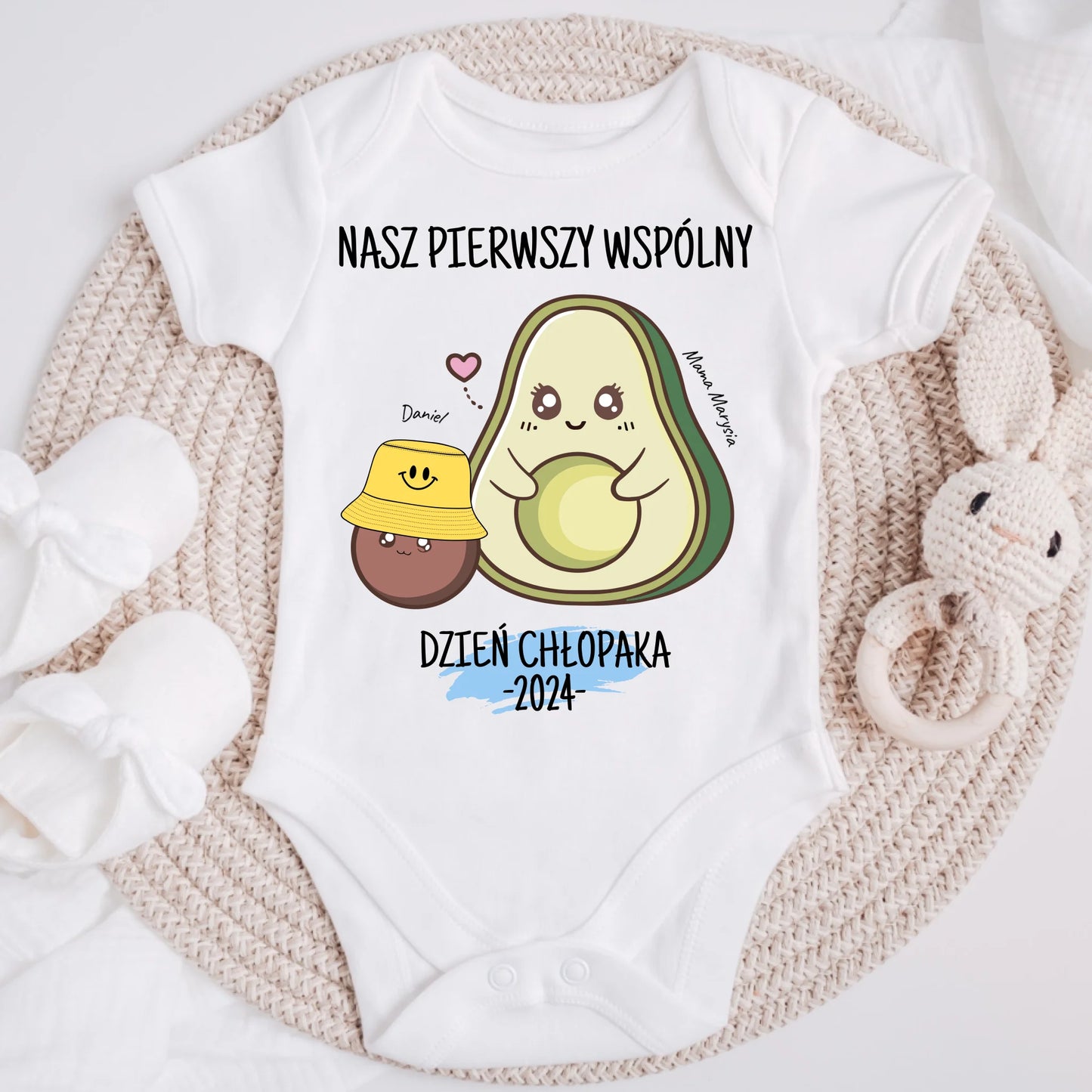 Koszulka ze wzorem dla mamy i syna  - Personalizowana - Prezent na dzień chłopaka #8781
