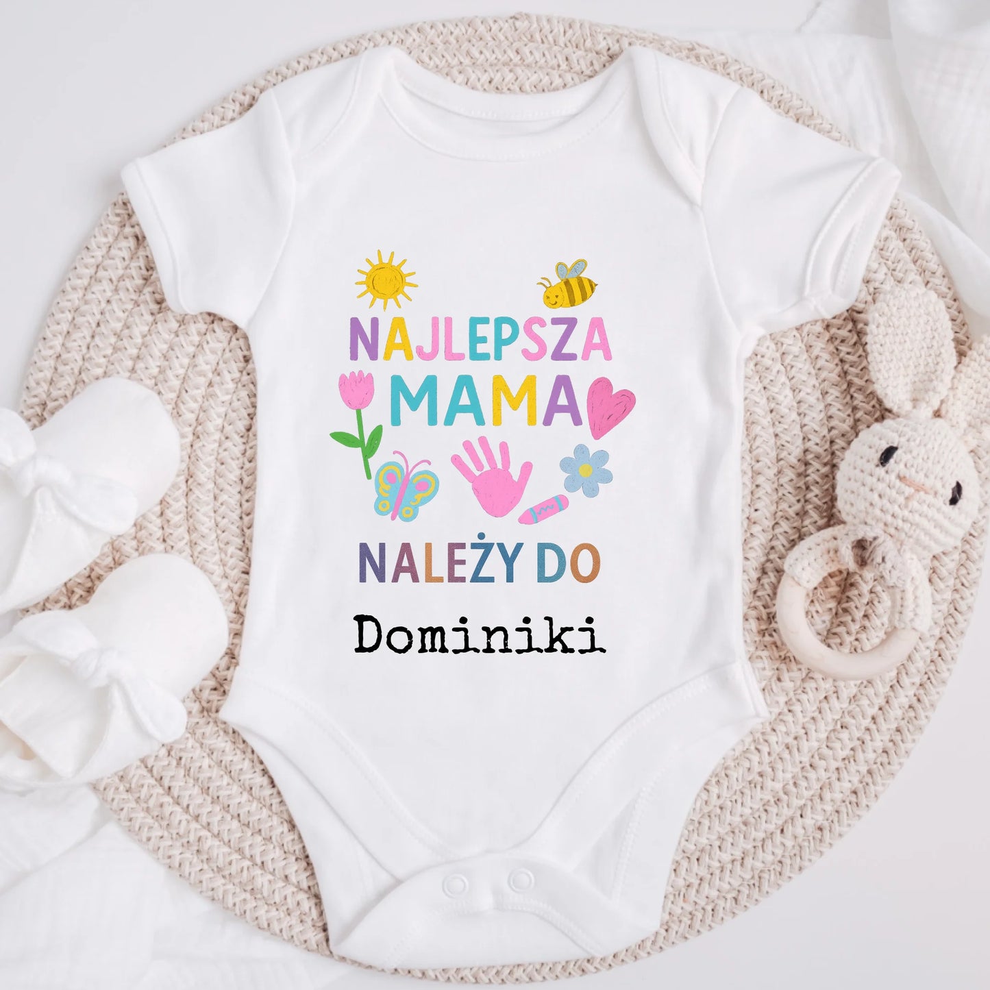 Koszulka dla mamy i dzieci - Pezent na dzień mamy - Personalizowana #09002