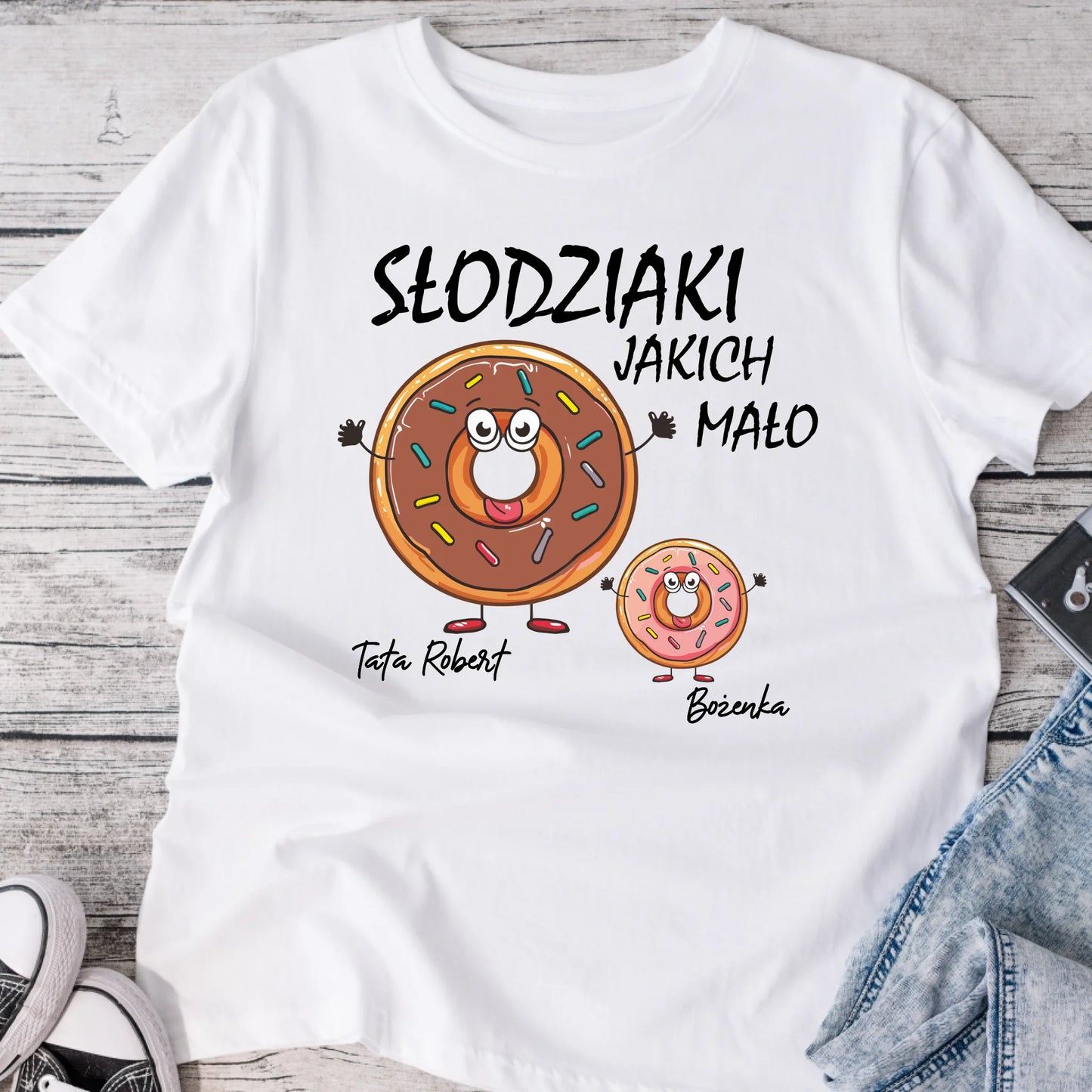 Koszulka dla taty i syna/córki - Personalizowana - Prezent na Dzień Taty #225