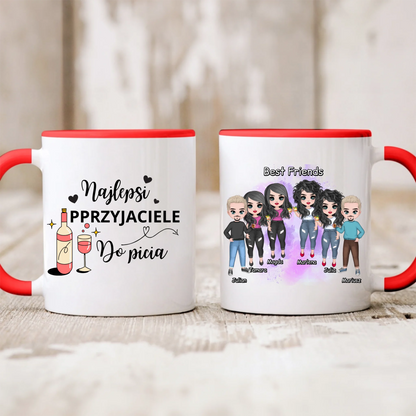 Kubek personalizowany dla przyjaciół BEST FRIENDS | z personalizacją imion #91