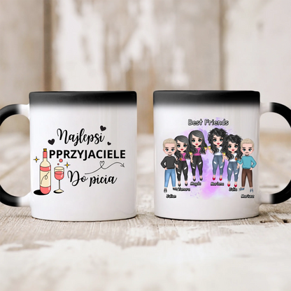 Kubek personalizowany dla przyjaciół BEST FRIENDS | z personalizacją imion #91