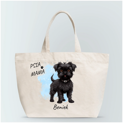 Torba personalizowana dla właścicielki psa PSIA MAMA | z personalizacją imienia #4155