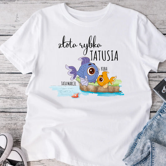 Koszulka dla taty i syna/córki - Personalizowana - Prezent na Dzień Taty #224