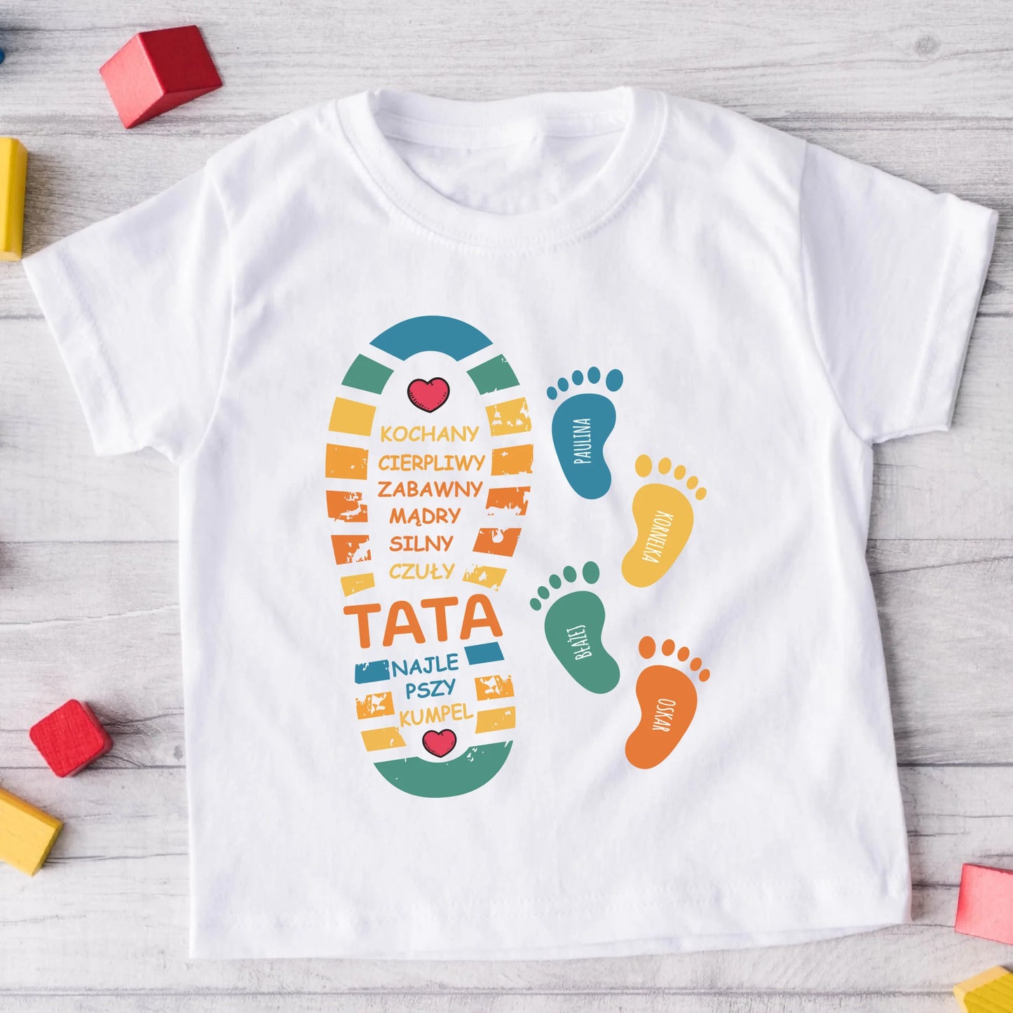 Koszulka dla taty i syna/córki - Prezent na dzień taty - Personalizowana #33