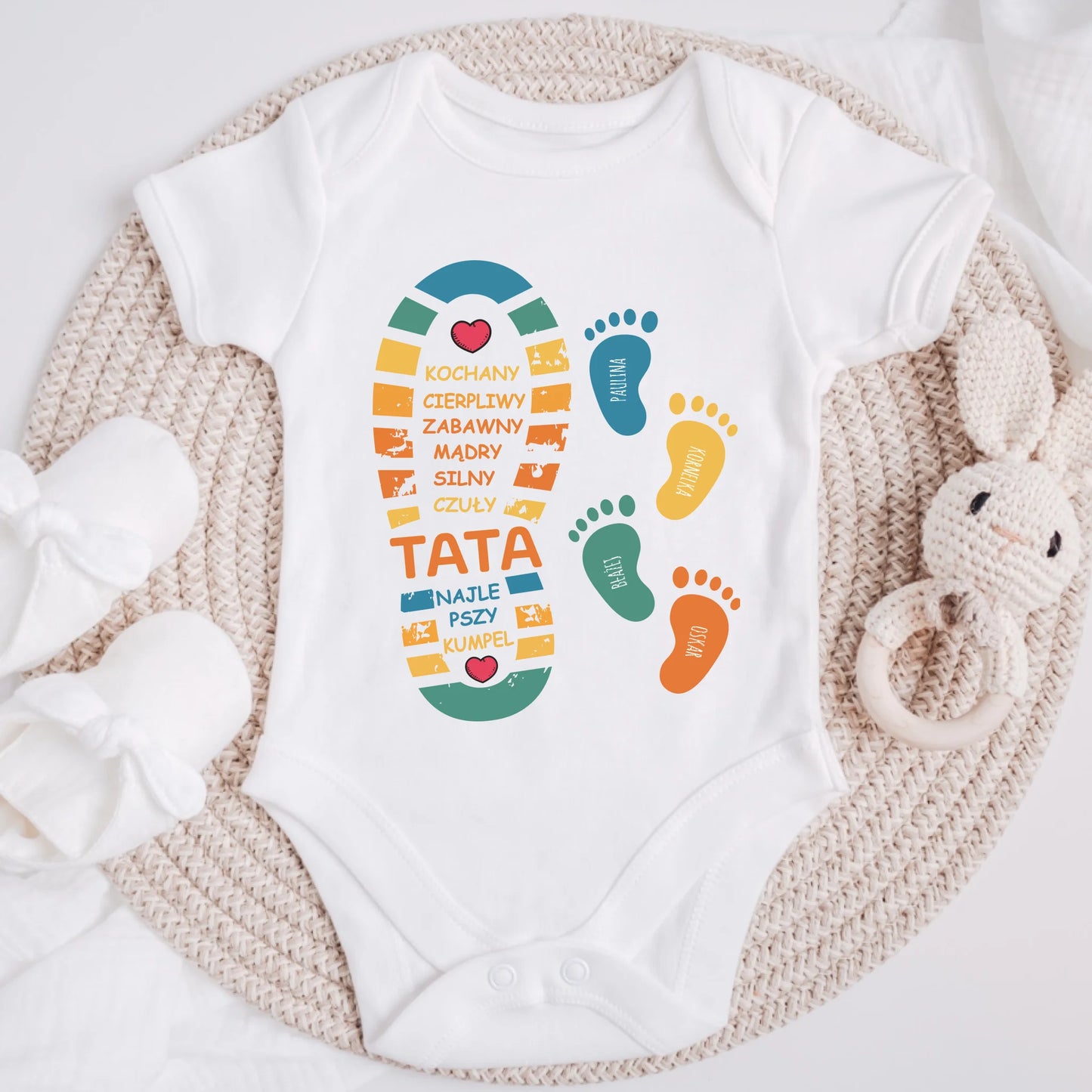 Koszulka dla taty i syna/córki - Prezent na dzień taty - Personalizowana #33