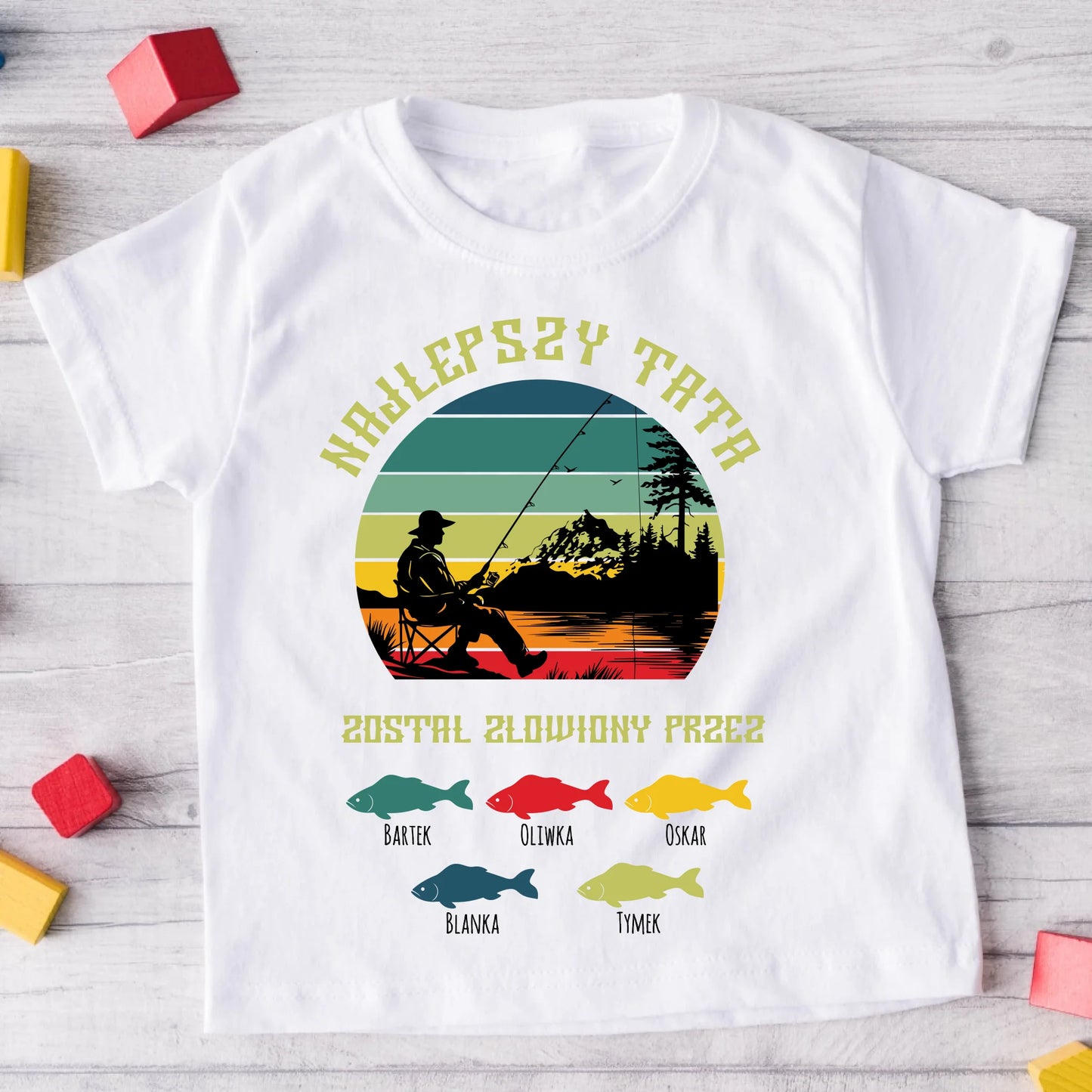 Koszulka dla taty i syna/córki - Prezent na dzień taty - Personalizowana #98