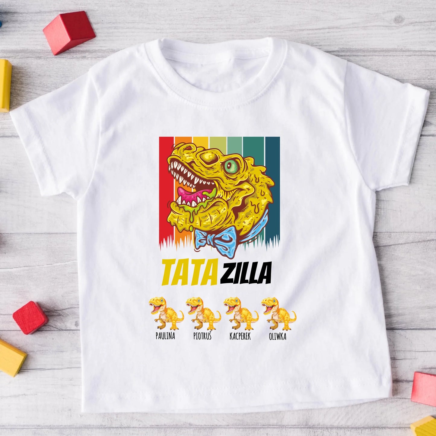 Koszulka dla taty i syna/córki - Prezent na dzień taty - Personalizowana #116