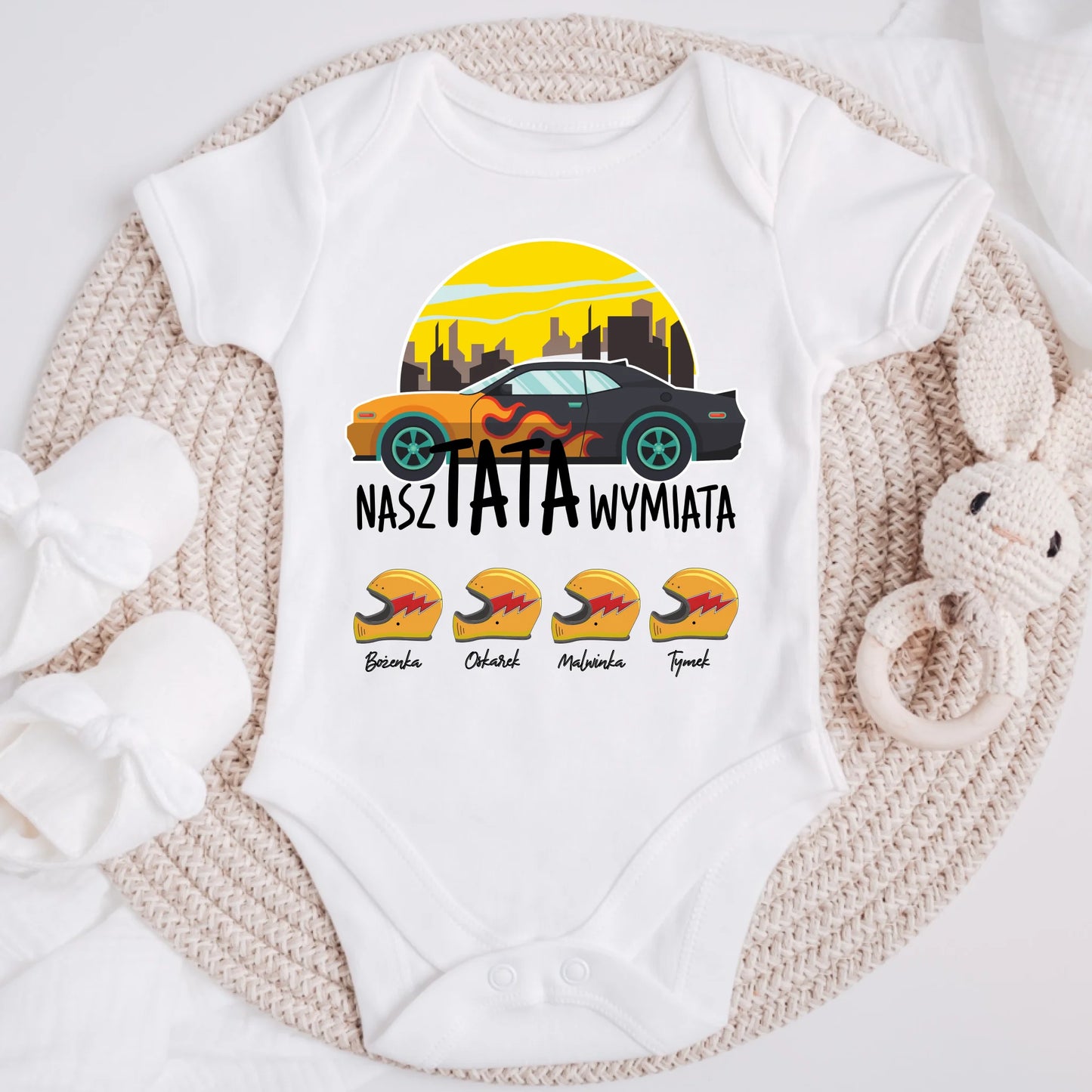 Koszulka dla taty i syna/córki - Prezent na dzień taty - Personalizowana #1789