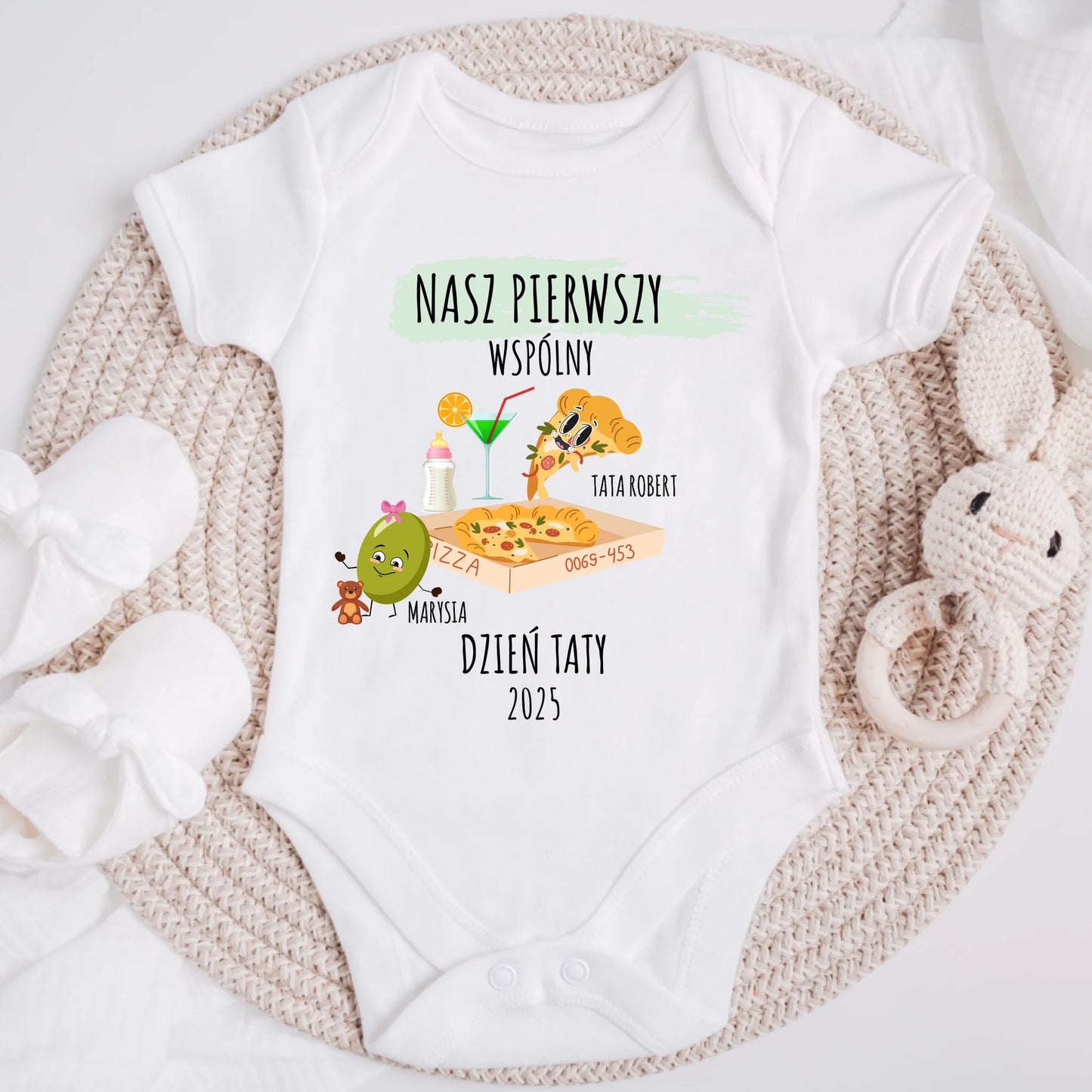 Koszulka ze wzorem tata i dziecko - Personalizowana (rodzinna) #7517