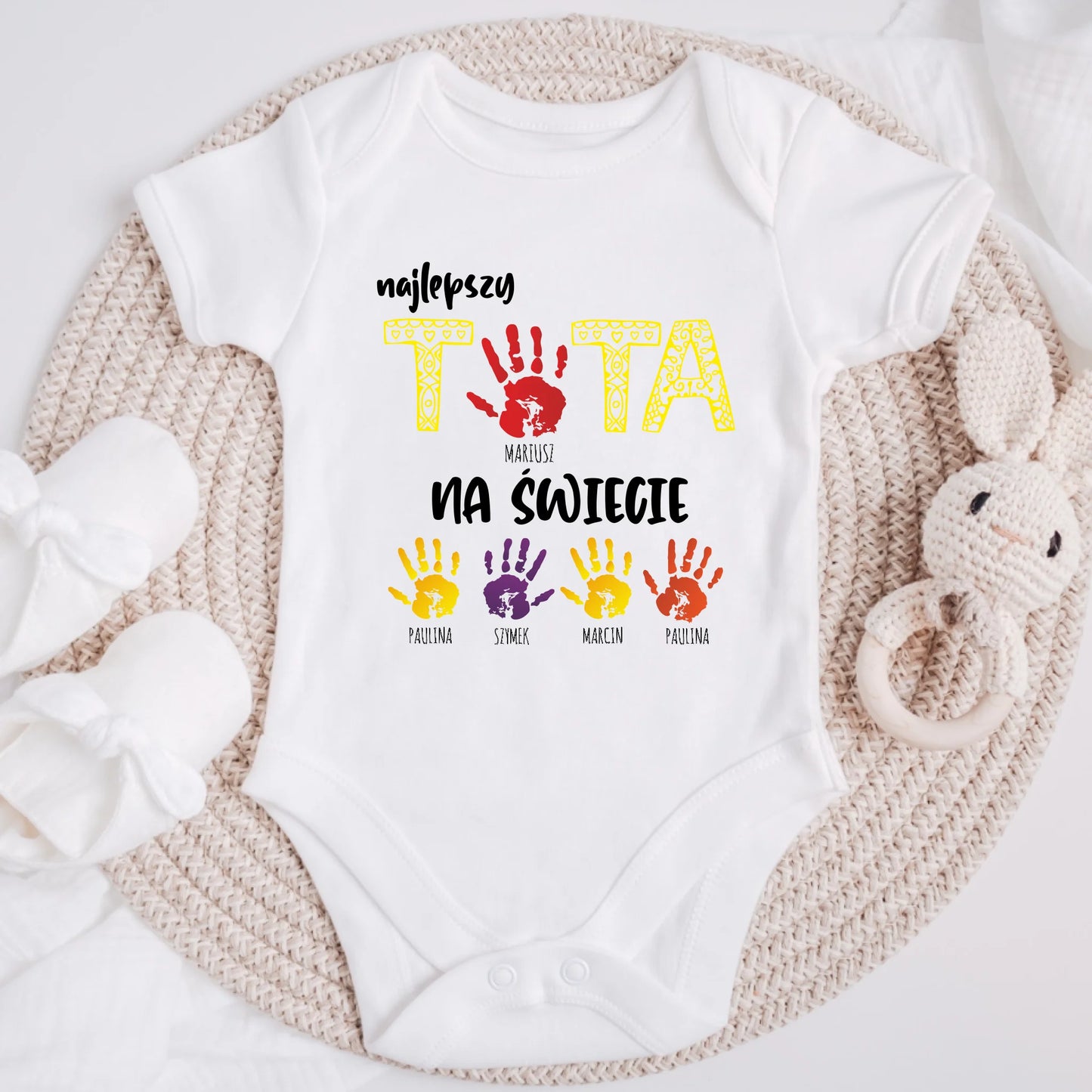 Koszulka dla taty i syna/córki - Prezent na dzień taty - Personalizowana #3377