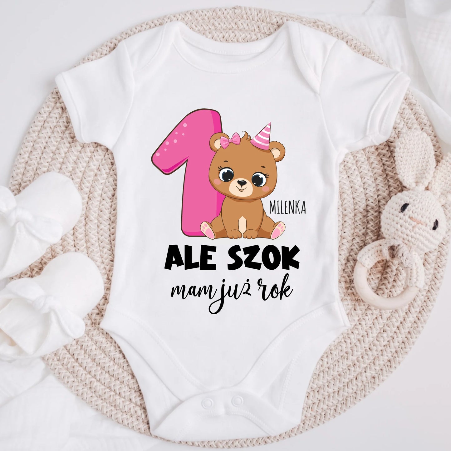 Body niemowlęce - Pierwsze Urodziny - Prezent na roczek #99