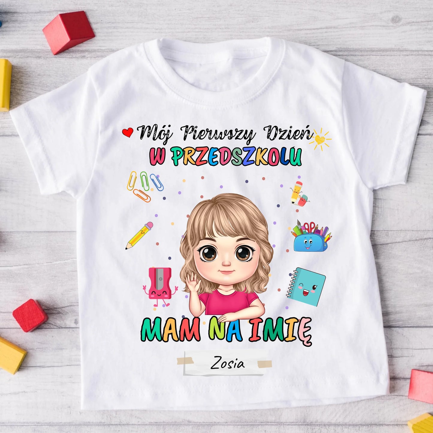 Koszulka personalizowana dla przedszkolaka #2179