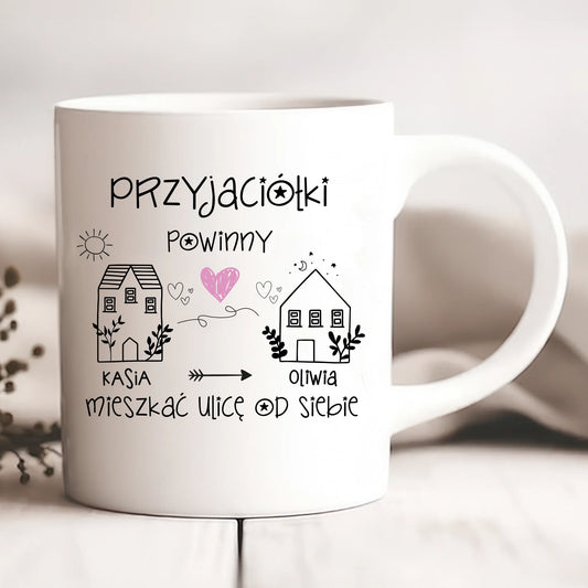 Kubek dla przyjaciółek - Personalizowany #502