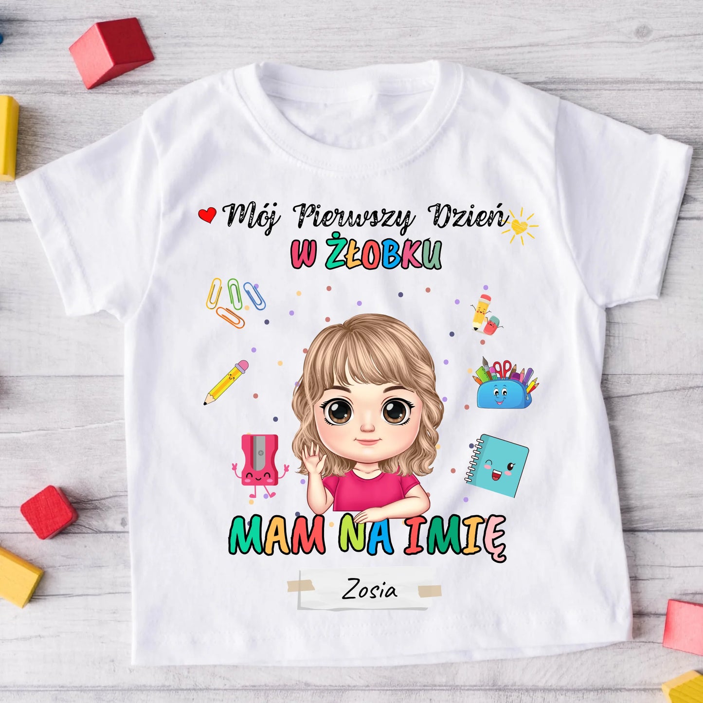 Koszulka personalizowana dla dziecka "żłobek" #2170