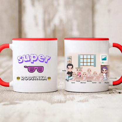Kubek personalizowany dla rodziców i dzieci | z personalizacją imion #P34