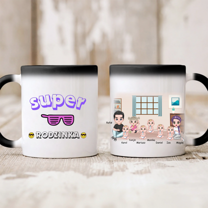 Kubek personalizowany dla rodziców i dzieci | z personalizacją imion #P34