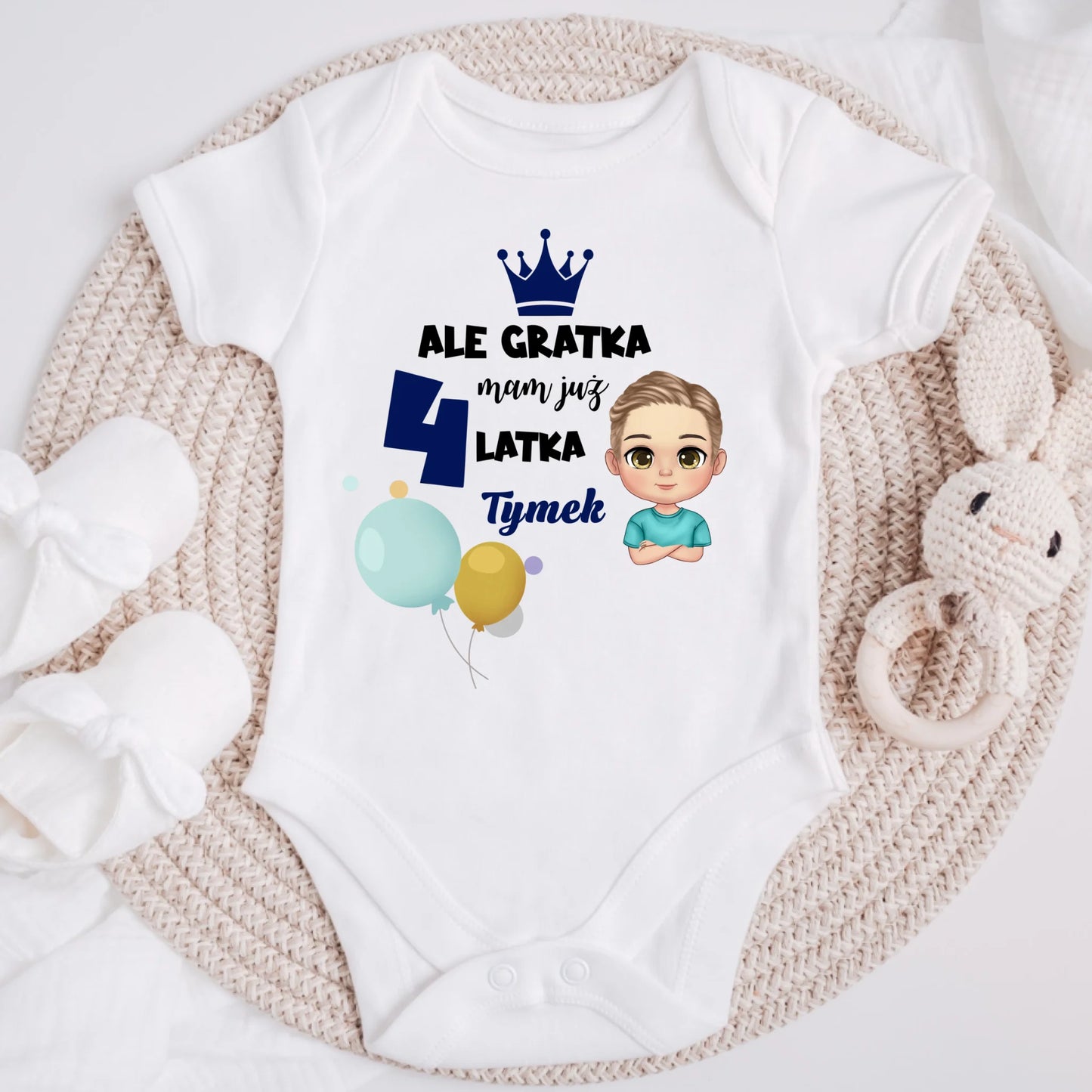 Koszulka dla dziecka na urodziny - Personalizowana  #891