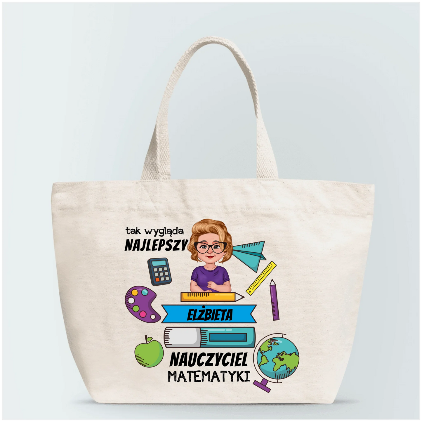Torba personalizowana dla nauczyciela - Prezent dla nauczyciela #401
