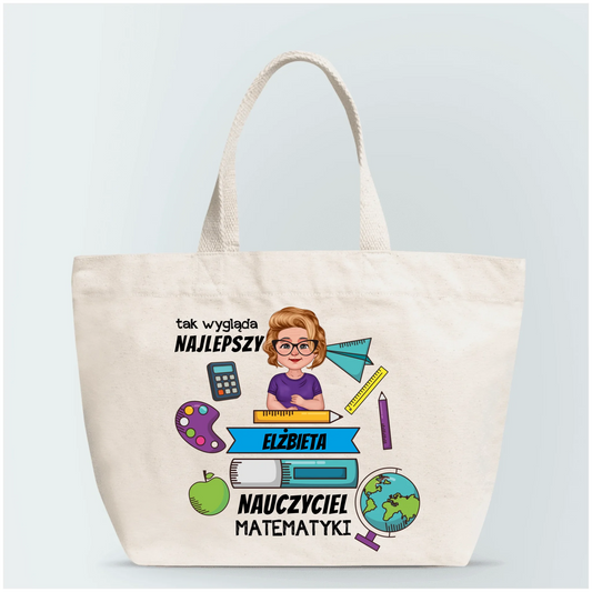 Torba personalizowana dla nauczyciela - Prezent dla nauczyciela #401