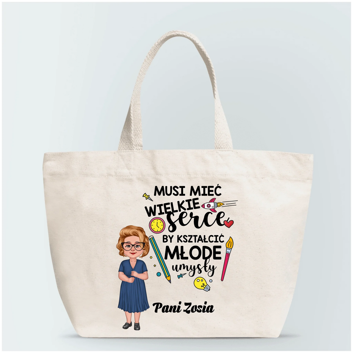 Torba personalizowana dla nauczyciela - Prezent dla nauczyciela #402