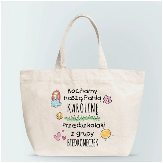 Torba personalizowana dla nauczyciela - Prezent dla nauczyciela #406