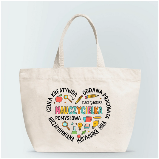 Torba personalizowana dla nauczyciela - Prezent dla nauczyciela #408