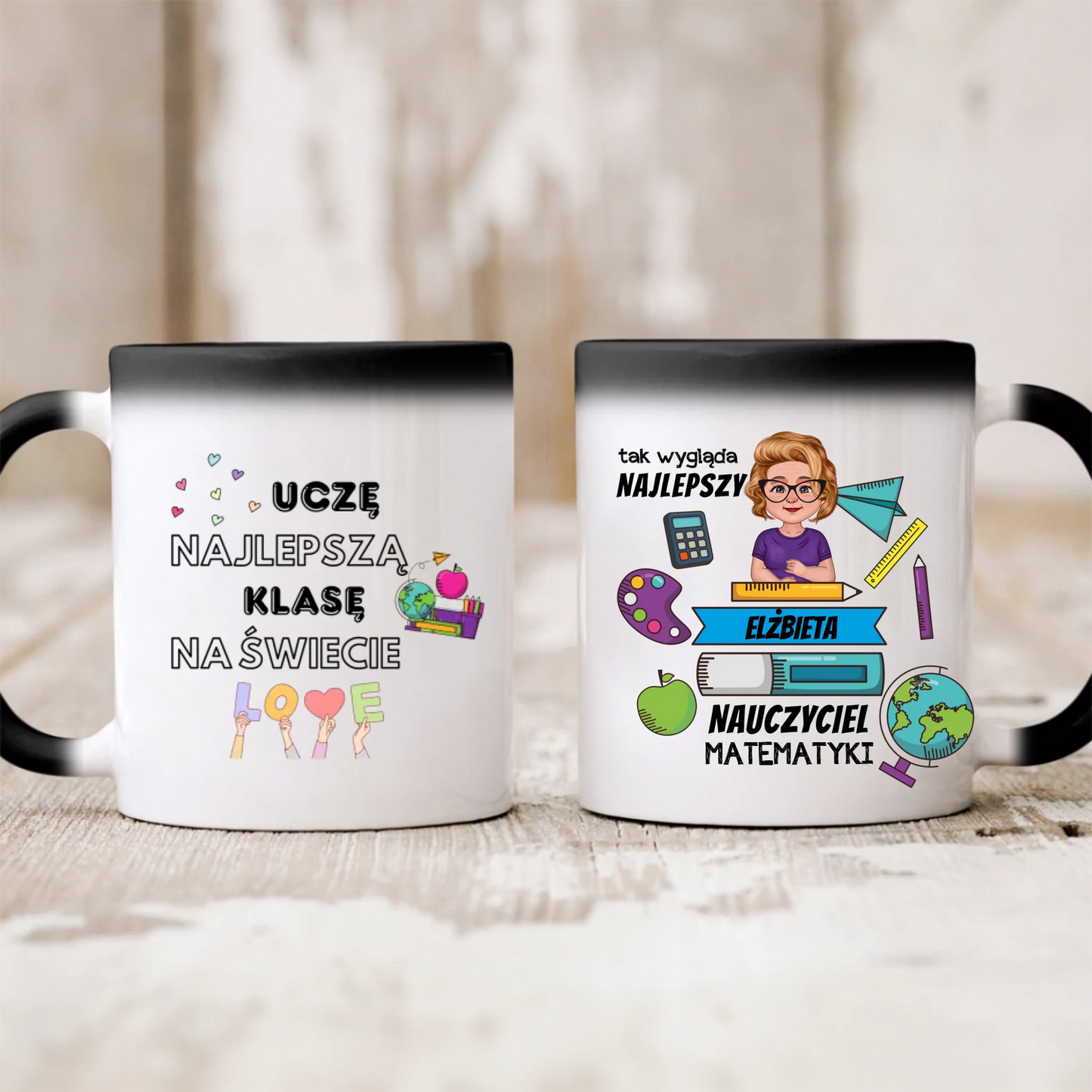 Kubek dla nauczyciela personalizowany - prezent na dzień nauczyciela #151