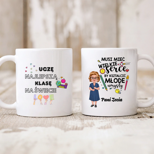 Kubek dla nauczyciela personalizowany - prezent na dzień nauczyciela #152