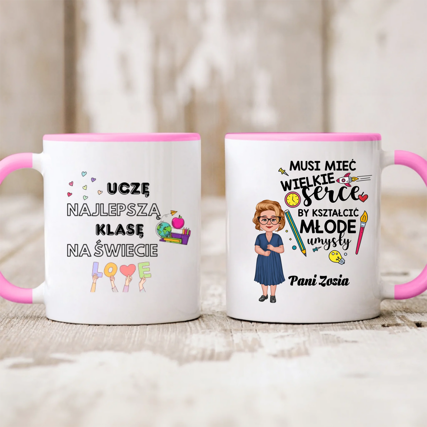 Kubek dla nauczyciela personalizowany - prezent na dzień nauczyciela #152