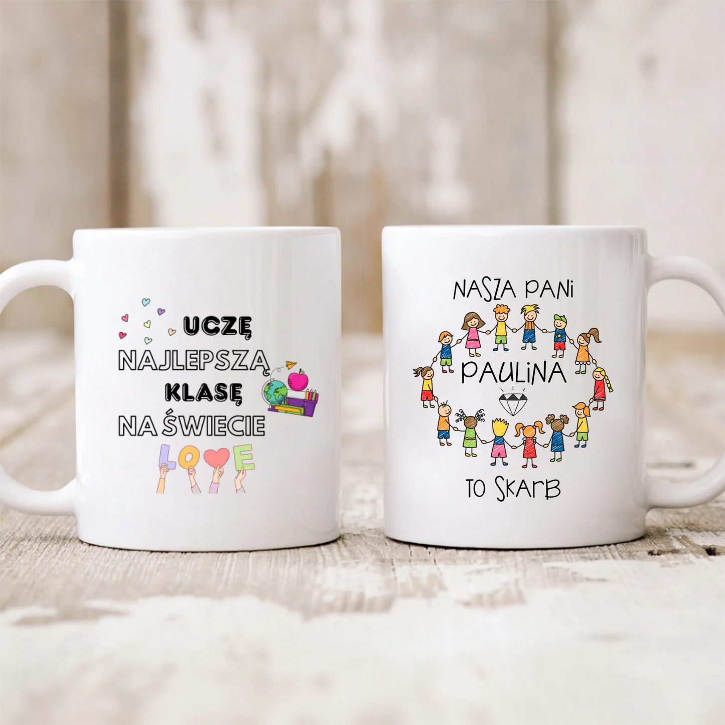 Kubek dla nauczyciela personalizowany - prezent na dzień nauczyciela #155