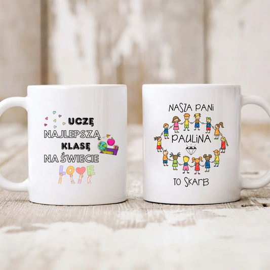 Kubek dla nauczyciela personalizowany - prezent na dzień nauczyciela #155